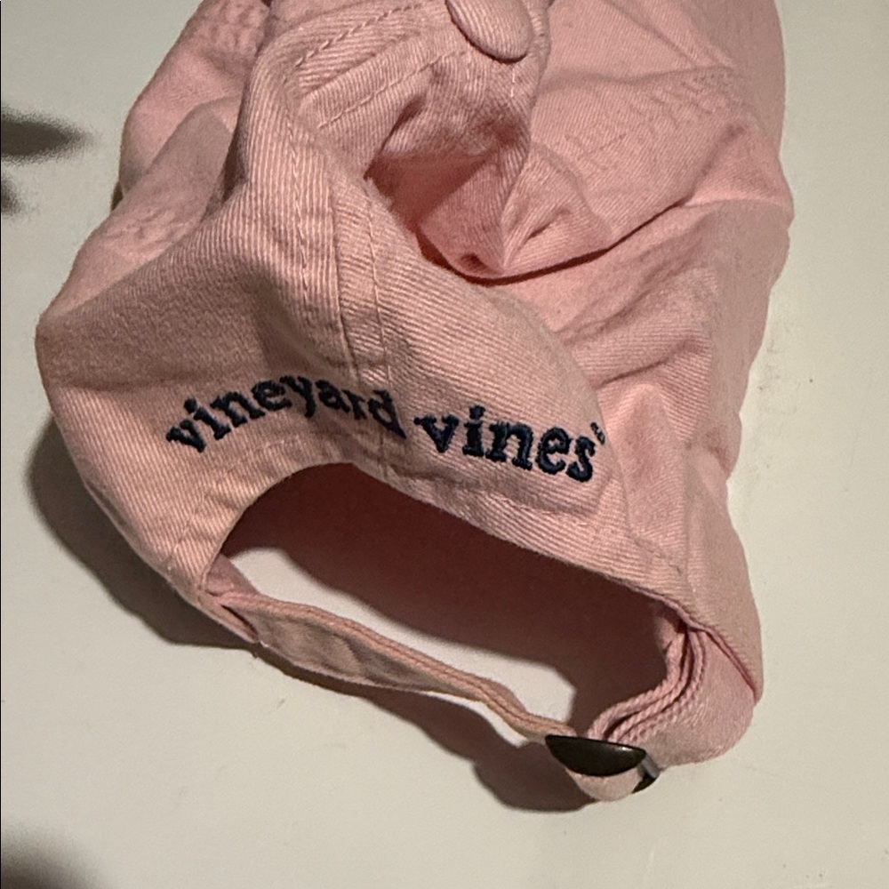 Pink Baseball Cap with Whale Logo - Picture 4 of 4